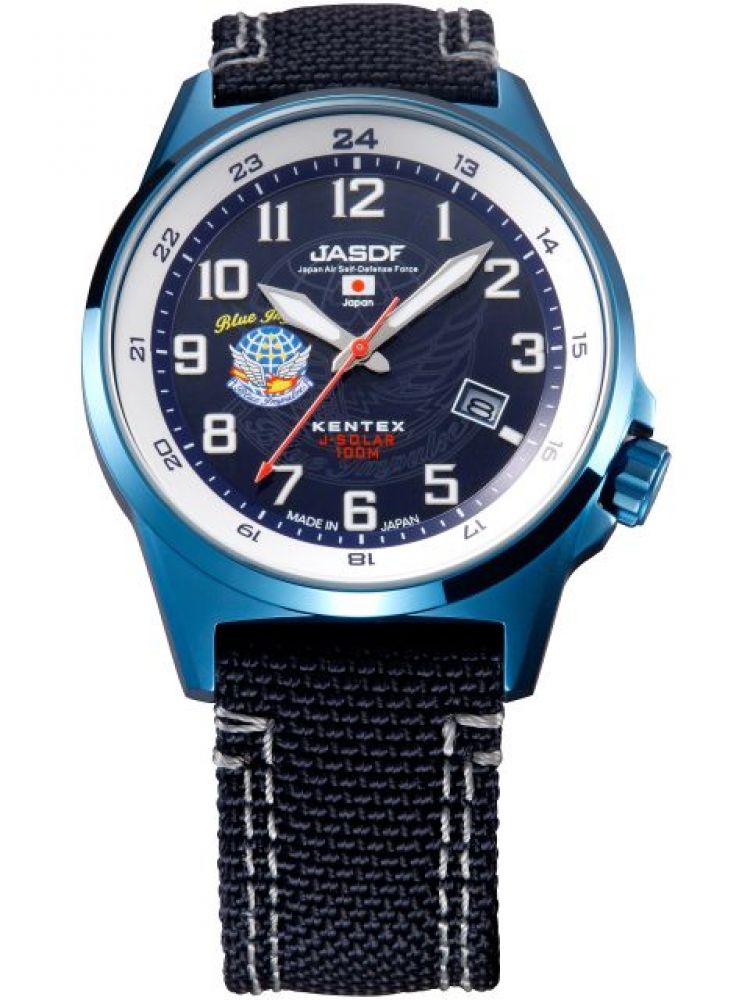 腕時計　ケンテック JASDF　航空自衛隊ブルー