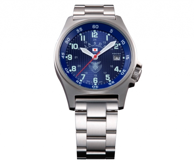 Kentex自衛隊腕時計：航空自衛隊スタンダード メタルバンドモデル S455M-10 正規品　空自 JASDF 日本製ミリタリー時計 JSDF ケンテックス