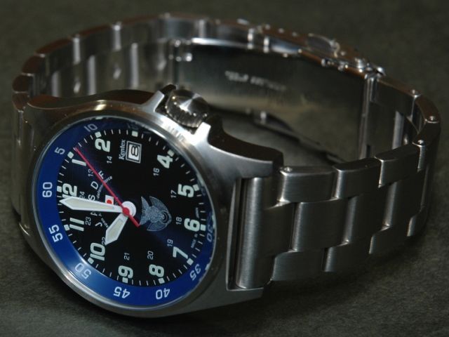 Kentex自衛隊腕時計：航空自衛隊スタンダード メタルバンドモデル S455M-10 正規品 空自 JASDF 日本製ミリタリー時計