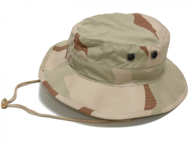アメリカ軍ジャングルハット(3カラーデザートカモ)　軍帽子 ブーニーハット ミリタリー ROTHCO/ロスコ