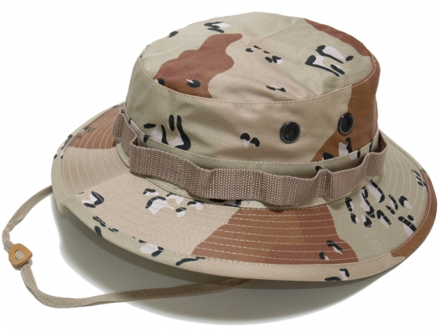 アメリカ軍ジャングルハット(6カラーデザートカモ/チョコチップ)　軍帽子 ブーニーハット ミリタリー ROTHCO/ロスコ